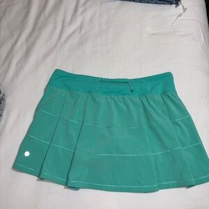 Lululemon Pace Rival Mid Rise Skirt Maldives Green 10